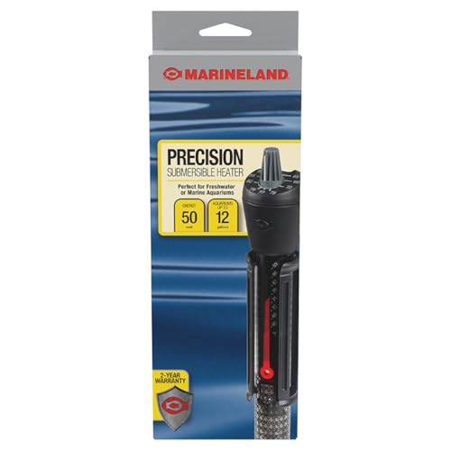 Marineland Precision Heater for Saltwater or Freshwater Aquariums - size: 50-watt