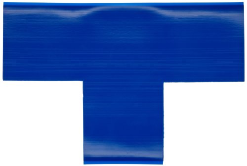 Mighty Line T3B Floor Marker Tape T Shape 9-Inch by 6-Inch by 3-Inch, Blue, Pack of 50 - color: Blue