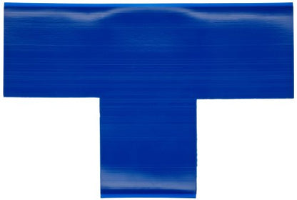 Mighty Line T3B Floor Marker Tape T Shape 9-Inch by 6-Inch by 3-Inch, Blue, Pack of 50 - color: Blue
