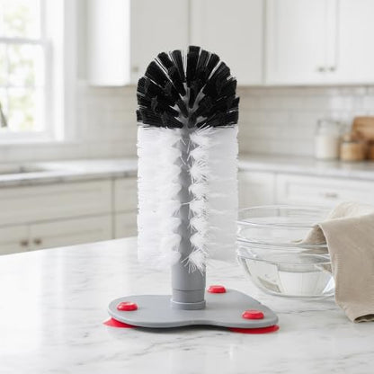 Turtle Shell Cleaning Brush with Suction Cups Abs Material 2pcs Soft Bristles for Effective Shell Scrub, Prevents Slipping for Reptiles and Tortoises for Aquarium and Tank Use