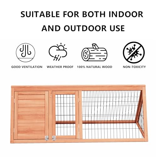 Large Tortoise Habitat House Turtle Hidden Enclosure Indoor Outdoor | Wooden Triangle Reptile Lounge, Ventilating Wire Fence, Fits Small Animals - color: Wood1