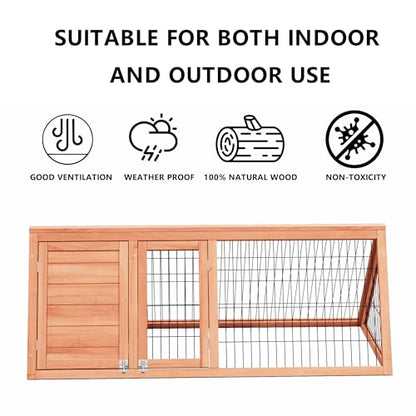 Large Tortoise Habitat House Turtle Hidden Enclosure Indoor Outdoor | Wooden Triangle Reptile Lounge, Ventilating Wire Fence, Fits Small Animals - color: Wood1