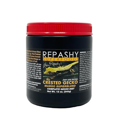 Repashy Crested Gecko MRP Diet - Food 'Mango' Superblend 12 Oz (3/4 lb) 340g JAR - size: 12 Ounce (Pack of 1)