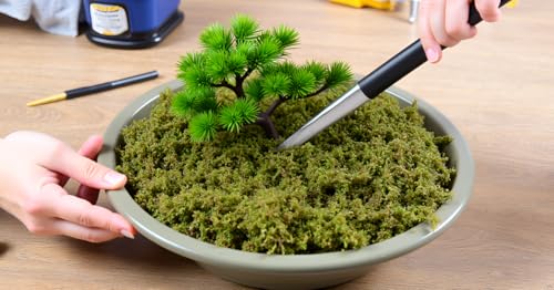 11 OZ Artificial Faux Green Moss for Crafts, Decorative Fake Moss Plant | Artificial Moss for Crafts, 11 OZ, Faux GreenDecorating Plants Indoor, Pot Filler for Artificial Plants