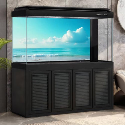 Ocean Beach Aquarium Background Calm Turquoise Ocean Seaside Fish Tank Background Tropical Seashore Beachside Cloudy Blue Sky Terrarium Backgrounds Stunning Seascape Reptile Tank Backgrounds 30x18in - color: Aqua, size: 30(W)x18(H)in