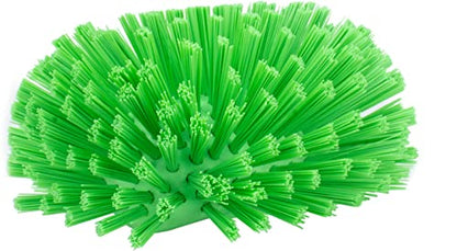 SPARTA Tank and Kettle Scrub Brush Heavy-Duty Tile Brush, Color-Coded and Handle Compatible (Sold Separately) for Optimal Access In Spacious Containers, Plastic, 5.25 X 7.5 Inches, Lime - color: Lime