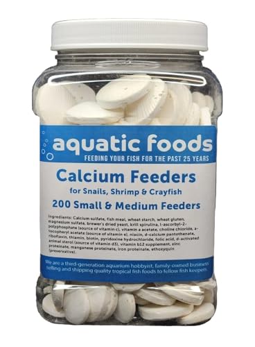 Calcium Feeders Small-Medium Disks 200ct Medium Jar - size: 200 Count (Pack of 1)