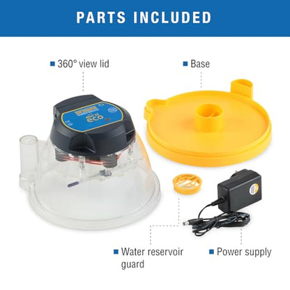 Brinsea Mini II Eco Manual Egg Incubator, Easy to Use Controls | Beginner-friendly, Brinsea-built with 50+ years of proven quality, External Water Top-Up, Fan Helps Air Circulation for Hatch - style: 10 Eggs