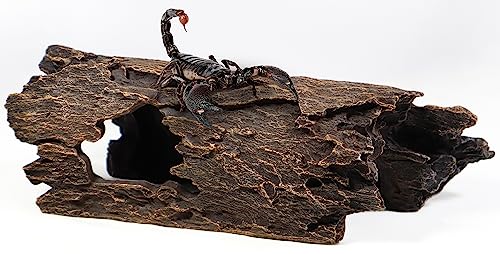 Fish Tank Decorations - Large Aquarium Decorations Air Bubbler Tree Fish House for Betta Hideout Caves Buddha Decor Temple Ruins Arched Betta Fish Accessories Reptile House Shelter Decor (Wood A-L) - color: Wood A-l