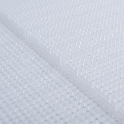 Aquarium Grid Isolate Board Divider Fish Tank Bottom Black Filter Tray Plastic Crate (4pcs) - size: 4pcs