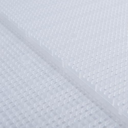 Aquarium Grid Isolate Board Divider Fish Tank Bottom Black Filter Tray Plastic Crate (8pcs) - size: 8pcs