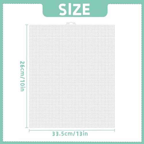 2 PCS Aquarium Fish Tank Divider Plastic Grid Divider Clear Cuttable Grid Plate Fish Tank Isolation with Bracket Fish Tank Separator for Betta Fish Tank Aquarium Terrarium 13 x 10 Inch
