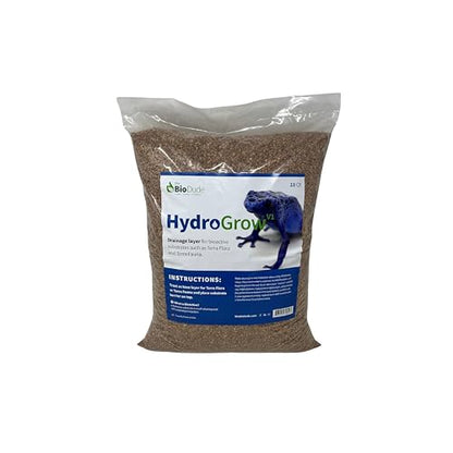The Bio Dude HydroGrow V1 18 quarts Drainage Layer for Tropical bioactive terrariums, Reptile habitats, hydroponics, aquaculture, Outdoor Drainage and Soil Aeration