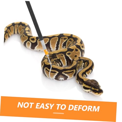 Adjustable Stainless Steel Snake Catching Tool with Telescoping Hook for Safe Handling of Various Snake Retractable for Reptile Enthusiasts