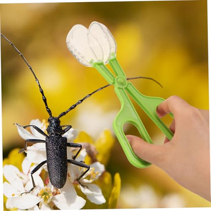 ibasenice Reptile Feeding Clamp and Poop Scoop Multipurpose Tool for Insect Catching and Cleaning Fish Tanks Lightweight and Easy to Use for Lizard Tortoise and Other Pets