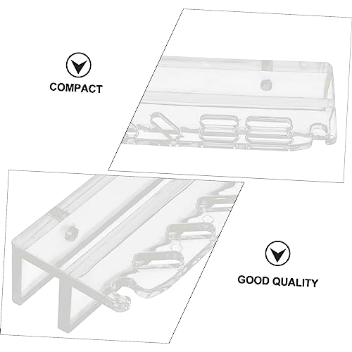 Toddmomy Fish Tank Tool Holder Plant Holder for Aquarium Algae Scraper Storage Rack Simple Installation Design