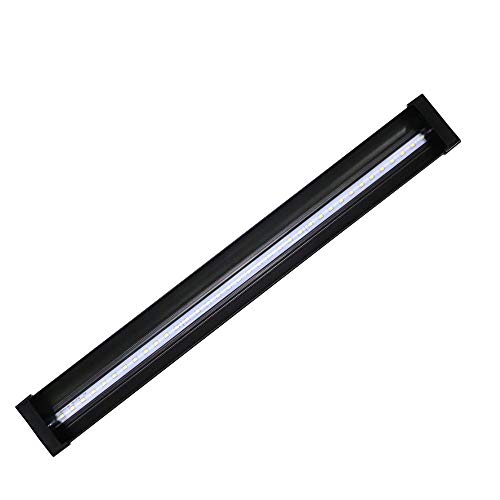2ft Horticultural LED Grow Light Bar, 24W High Output White, Full Spectrum 6400K for Indoor Gardening, Bioactive Terrariums & Vivarium/Paludariums