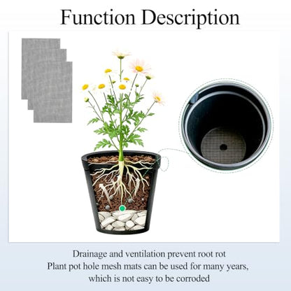 Mesh Pots for Plants, 10pcs, 11.8x7.8 Inch