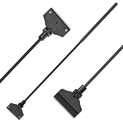 Pronetcus Aquarium Algae Scraper,Aquarium Glass Cleaner,Fish Tank Cleaner, Aquarium Scraper with 10 Blades. - size: 21.65 Inch