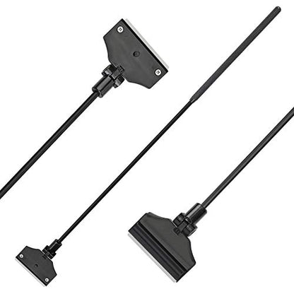 Pronetcus Aquarium Algae Scraper,Aquarium Glass Cleaner,Fish Tank Cleaner, Aquarium Scraper with 10 Blades. - size: 21.65 Inch