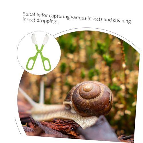 Multifunctional Clamp Reptile Poop Clip Aquarium Gravel Long Tweezers for Reptile Tank Accessories