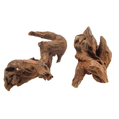 EmoursTM Aquarium Sinkable Driftwood Fish Tank Decoration (Small) - size: Small