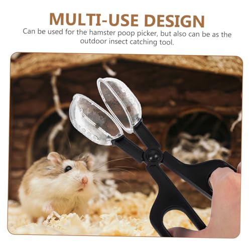 BESPORTBLE 3pcs Hamster Poop Scoop Tool Durable Small Plastic Scooper for Quick Cleanup of Small Pet Waste for Hamsters and Reptiles Safe for Pets and Aquatic Plants
