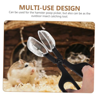 BESPORTBLE 3pcs Hamster Poop Scoop Tool Durable Small Plastic Scooper for Quick Cleanup of Small Pet Waste for Hamsters and Reptiles Safe for Pets and Aquatic Plants