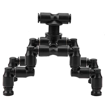 Bewinner Rainforest Pet Cooling Spray Nozzle, Detachable Nozzle Fogger Mist Sprinkler Adjustable Reptile Forest Super Fogger Mist System, Black