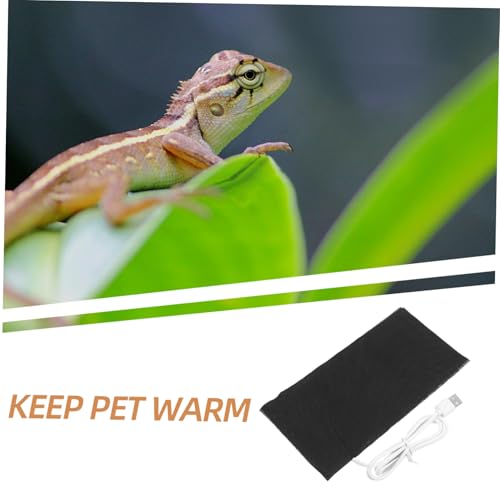 Abaodam Portable USB Heating Pad for Reptiles and Pets Compact Under Tank Heater for Turtles Snakes and More Rapid Heat Activation for Warmth The Go
