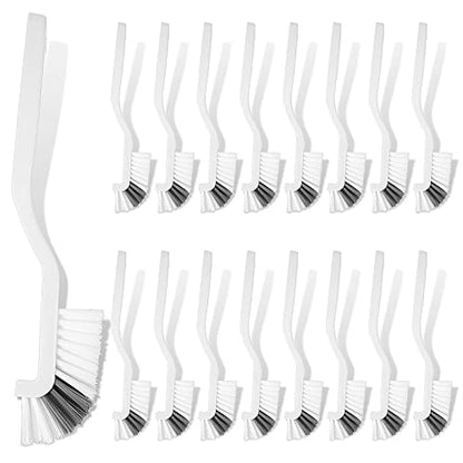 24 Pcs Kitchen Scrub Brush Bulk Sink Bathroom Edge Corner Cleaning Brush Right Angle Mini for Grout Household Dishwasher Tile Lines Window Track Deep Cleaning with Stiff Bristles