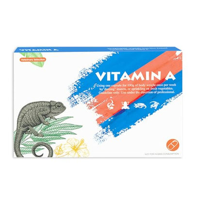 Reptile Vitamin A Supplement – Eye Health Support for Lizards, Turtles, Snakes & Amphibians – Promotes Growth, Vision & Immunity