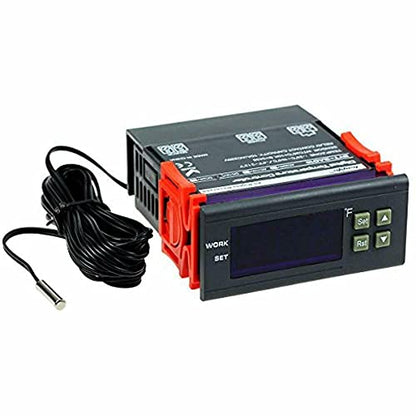 DC 12V Fahrenheit Digital Temperature Controller 10A | 1 Relay, with NTC 10K Sensor
