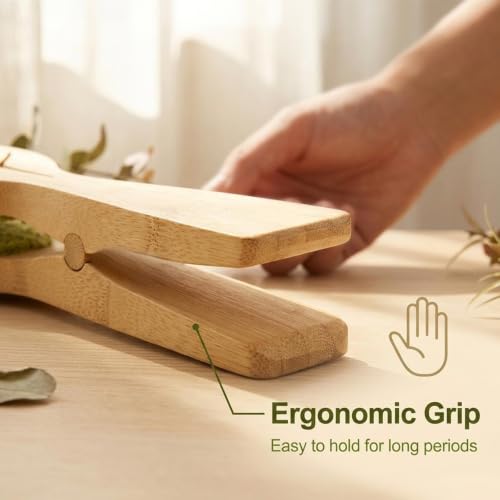 Plant Leaf Cleaning Tongs, Portable House Plant Leaf Cleaning Tongs, Household Cleaning Tools Garden Tools, Cleans Both Sides of Leaves, Dust Removal for Indoor Outdoor