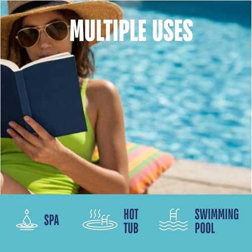 Pool Test Strips for Pools and Spas - 7 in 1 Water Test 150 Pack | Includes 150 pool test strips that measure chlorine, bromine, pH, alkalinity, hardness and cyanuric acid in 30 seconds. - style: 150 STRIPS - 7 IN 1 POOL TEST STRIPS