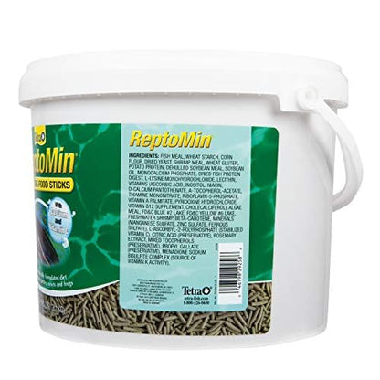 Tetra ReptoMin Floating Food Sticks, Food for Aquatic Turtles, Newts and Frogs, 6.83 lbs (4 pack) - size: 6.38 Pound (Pack of 4)