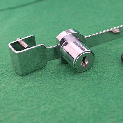 Cabinet Locks,Drawer Lock,Mailbox Lock,Durable Terrarium Showcase Display Cabinet Sliding Glass Door Window Lock with 2 Keys