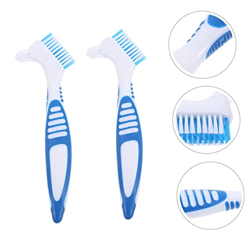 balacoo 2pcs Turtle Shell Cleaning Brush for Aquarium Supplies Tank Cleaner Turtle Accessories - color: Blue