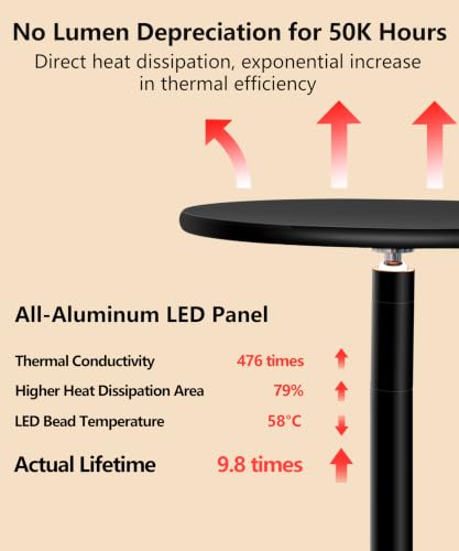 Grow Lights, 85" Full Spectrum Plant Light for Indoor Plants, 40W Grow Lamp, 10 Dimmable Brightness, Height Adjustable, Ideal for Large Tall Plants - color: 4000K, No Remote