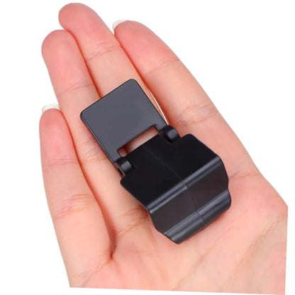 TEHAUX 6-Pack Reptile Tank Lid Clips Black – Escape-Proof Lock Buckles for 20-40 Gallon Turtle & Snake Terrarium Screen Cover, Snap- Latches for Glass Aquarium Habitat Security