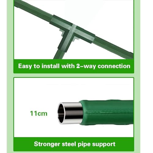 Cucumber Trellis for Plant Climbing- Cucumebr Arch Trelli for Flower Vine Vegetable Tomato Cage Raised Bed- Foldable Garden Tunnel Trellis (47x15.7in)