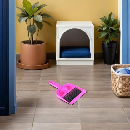 Mini Broom and Dustpan Set for Small Pet Cage Cleaning, 10pcs Pastel Pink and Blue Animal Bedding Scooper Tools for Hamsters, Chinchillas, Hedgehogs, Reptiles, and Rabbits