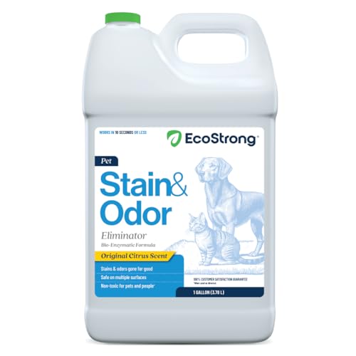 Eco Strong Pet Stain and Odor Remover - Cat Urine Enzyme Cleaner Destroyer, Urine Destroyer for Dogs, Pet Urine Enzyme Cleaner - 128 Oz - size: 128 Fl Oz (Pack of 1)