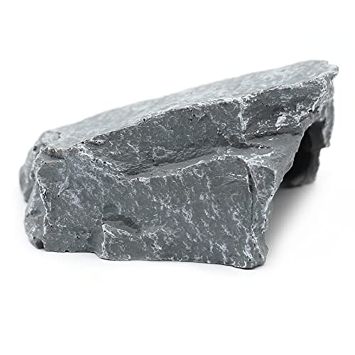 Reptile Rock Hide Cave Reptile Hideout Turtle Hideout for Bearded Dragon Tortoise Small Lizards Turtles Reptiles Amphibians Fish Aquarium Decor