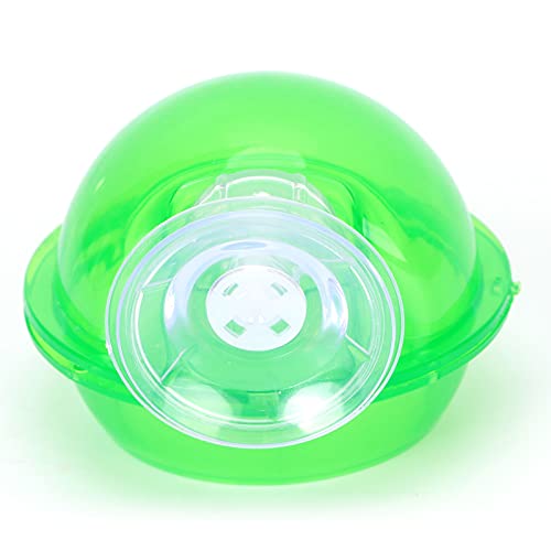 Pssopp Suction Cup Reptile Feeder with Easy Release Knob and Escape Proof Design for Geckos Snakes Lizards Spiders Live Fodder Container Feeder Dish