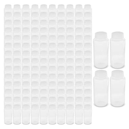 United Scientific™ Polypropylene Sample Bottles with Lids, 500ml, 144-Pack | 16 oz Bottles with Lids, BPA-Free, RoHS Compliant, Leakproof Seal Ring, -40°C to 121°C Range, Wide Mouth Reagent Bottle - size: 16 oz (Pack of 144)