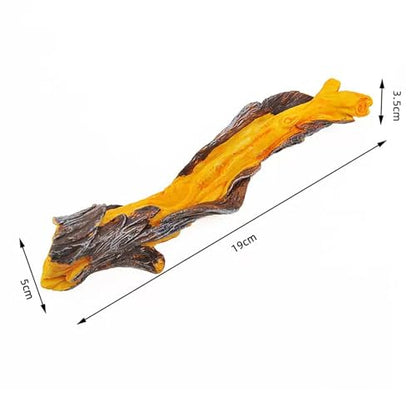 Reptile Climbing Tree Branch: Resin Wood Decor for Terrarium | Reptile Habitat- Safe Non-Toxic Easy to Clean - for Bearded Dragon Gecko Tree Frog Enrichment Accessories