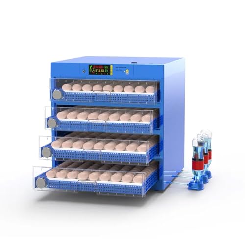 Generic Egg Incubator, LED High-Efficiency Automatic Egg Turning & Temperature Control, Automatic Incubator for Hatching Eggs, for Hatching Chicken Duck Quail Eggs, 256 Eggs, Blue