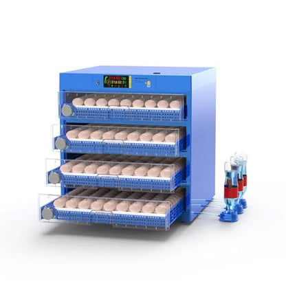 Generic Egg Incubator, LED High-Efficiency Automatic Egg Turning & Temperature Control, Automatic Incubator for Hatching Eggs, for Hatching Chicken Duck Quail Eggs, 256 Eggs, Blue