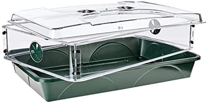 93774 Domed Propagator, 1 Height Extender, Green - size: 1 Side Extender with no Clip Set